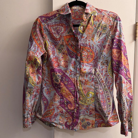 Etro Tops - Etro paisley button down shirt